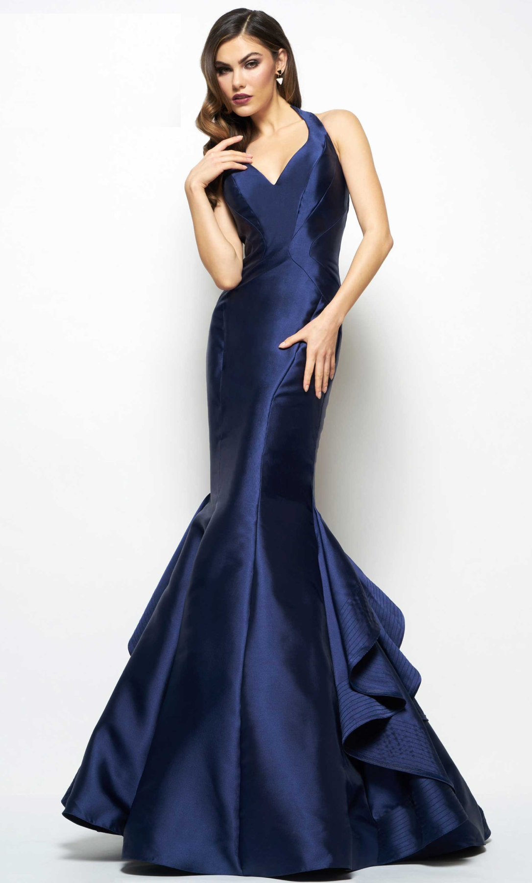 Vestido cuello halter corte sirena - Laila's Dress