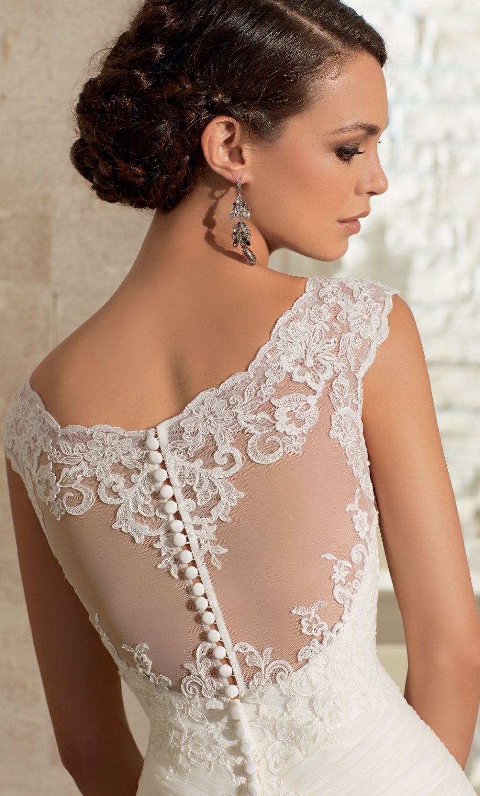 Vestido Novia manga gorra ilusión - Laila's Dress