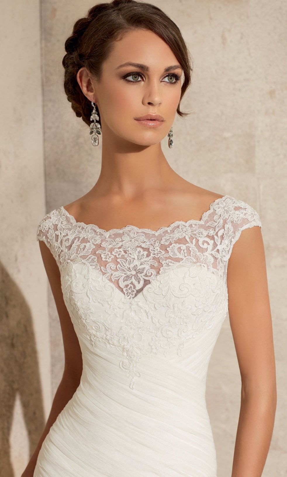 Vestido Novia manga gorra ilusión - Laila's Dress