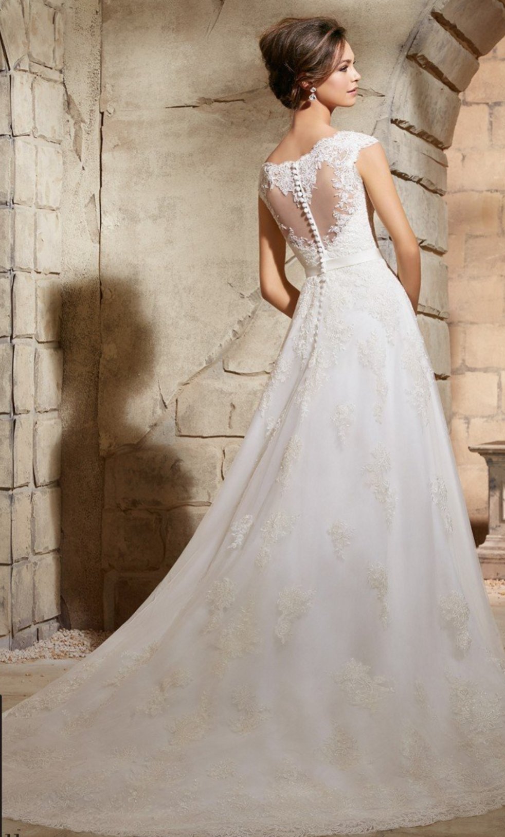 Vestido Novia ilusión espalda - Laila's Dress