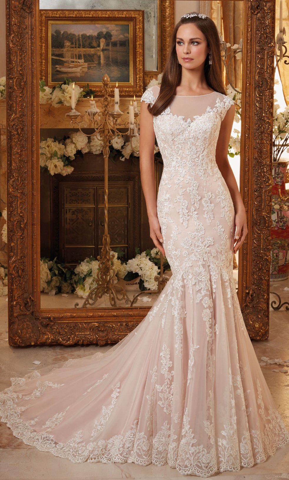 Vestido de novia sirena con ilusión - Laila's Dress