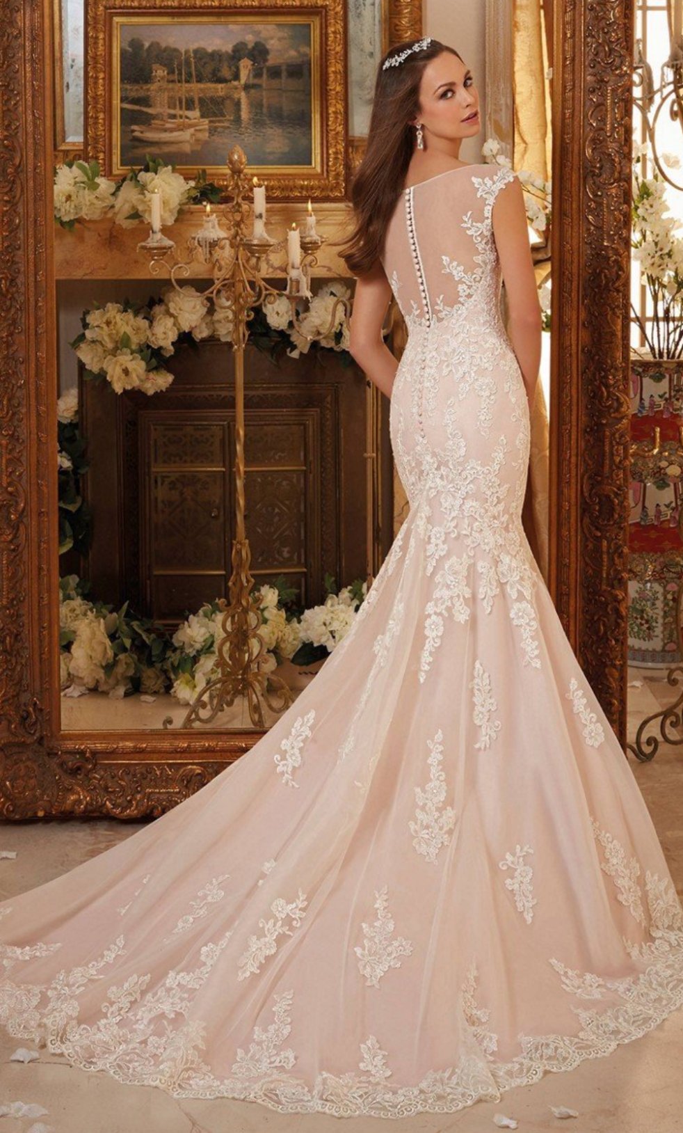 Vestido de novia sirena con ilusión - Laila's Dress