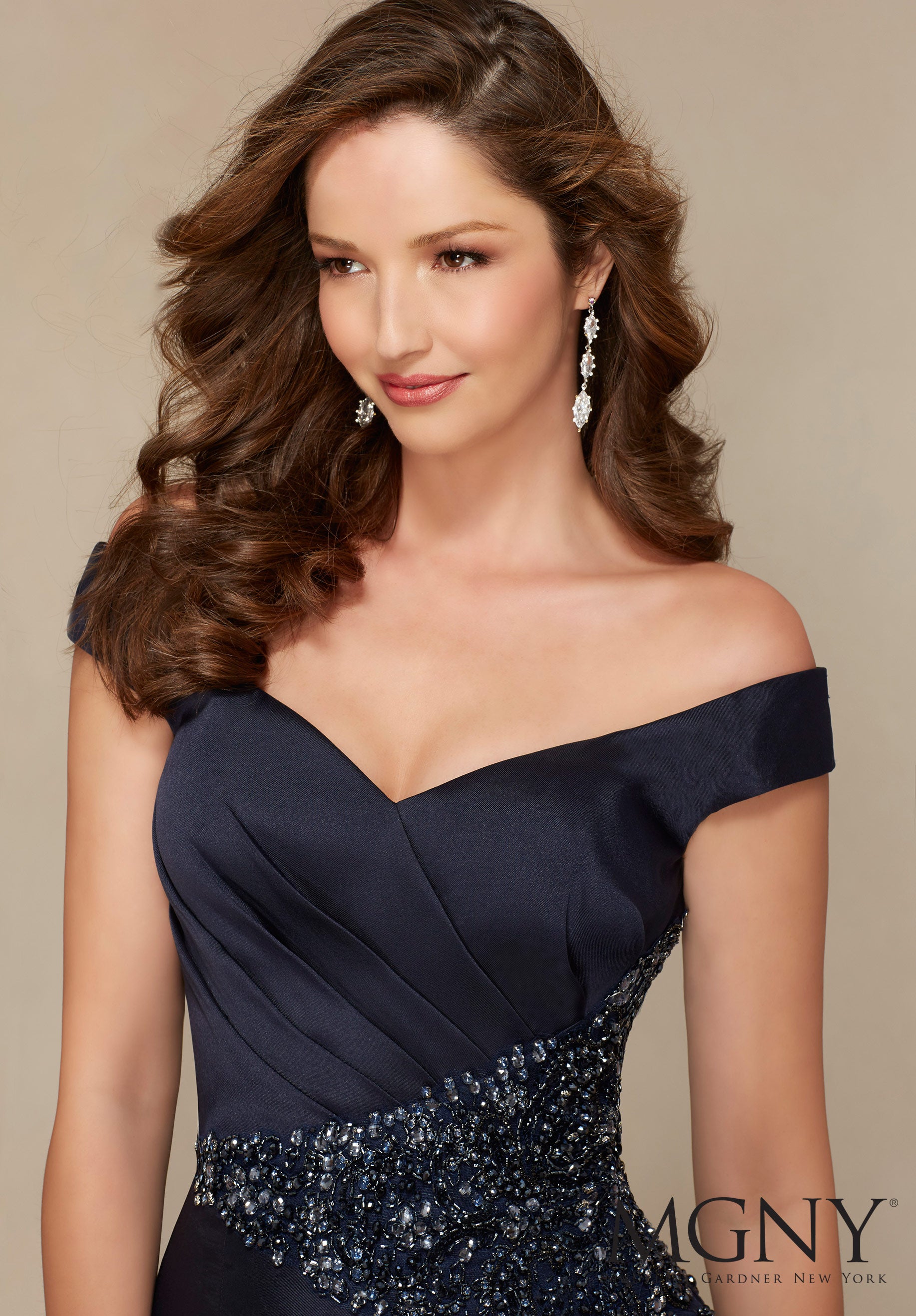 Vestido color Navy corte sirena - Laila's Dress
