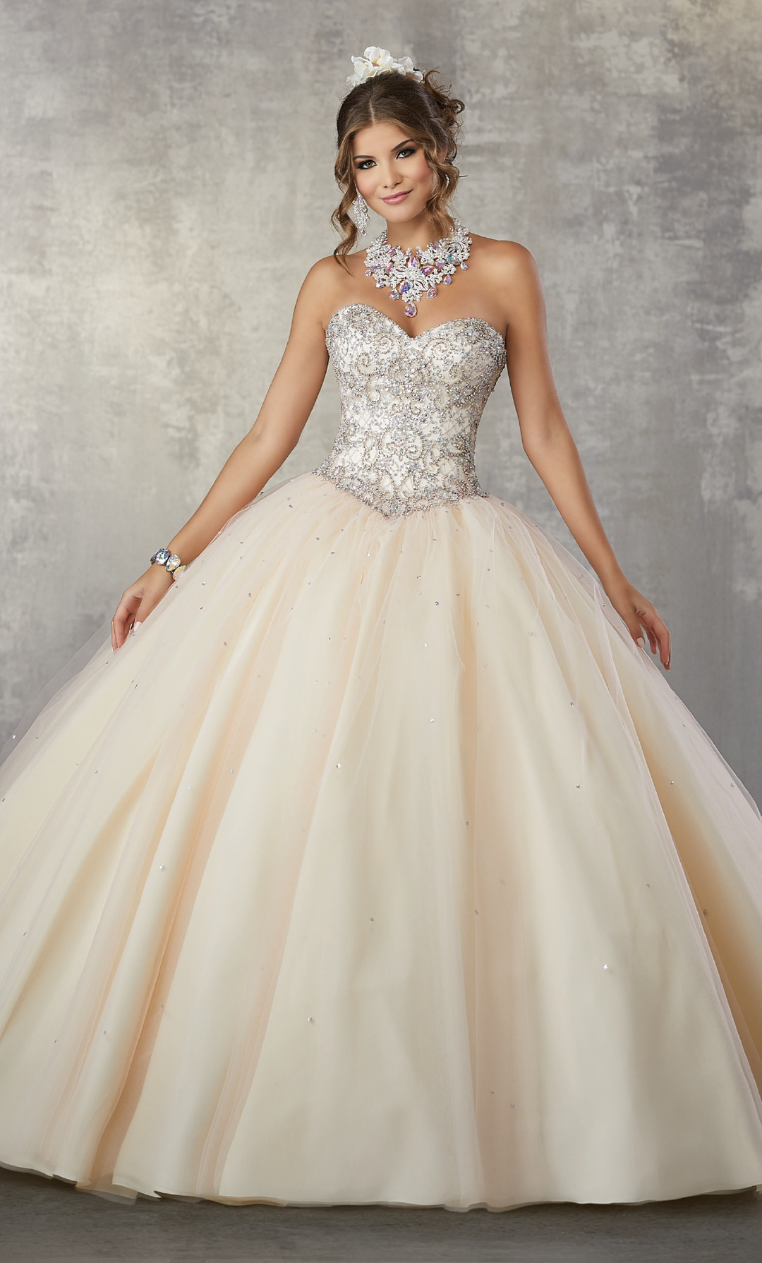 Vestidos de xv discount años con pedreria