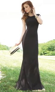 Vestido largo color negro - Laila's Dress