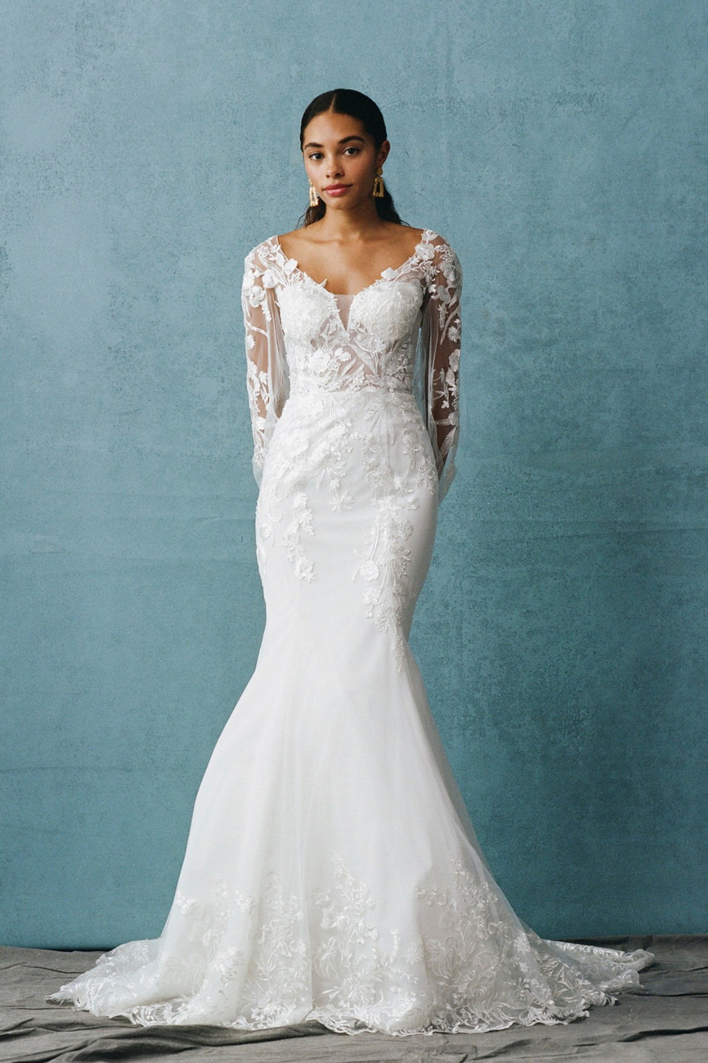 Vestido Sirena de Novia con Encaje