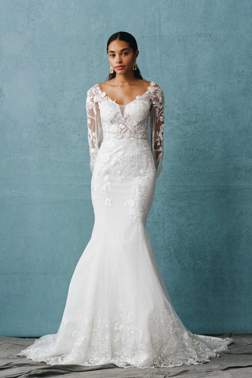 Vestido Sirena de Novia con Encaje
