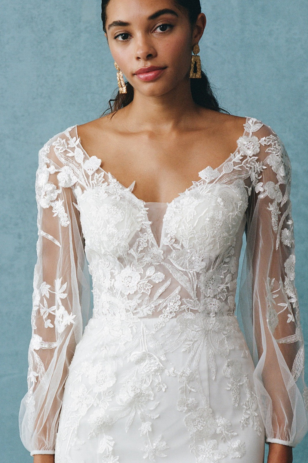 Vestido Sirena de Novia con Encaje