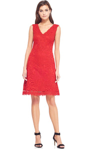 Vestido corto rojo sisado - Laila's Dress