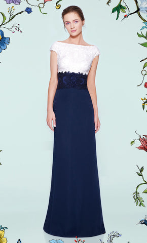Tadashi Shoji largo con manga corta - Laila's Dress