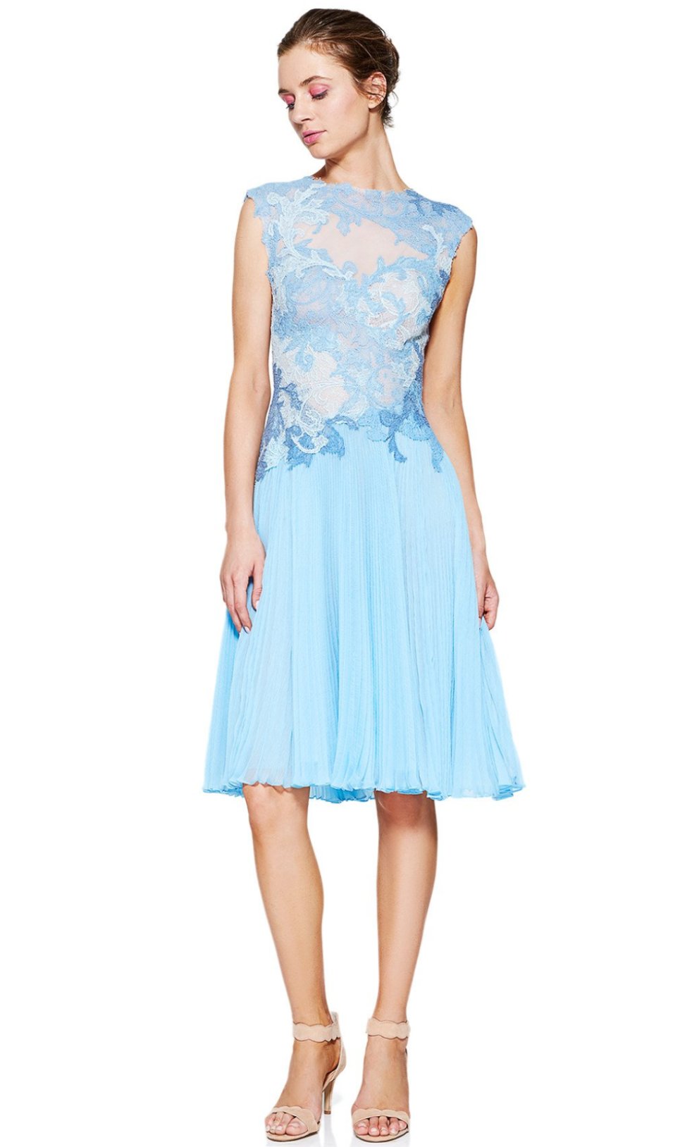 Vestido corto con motivos de acuarela - Laila's Dress