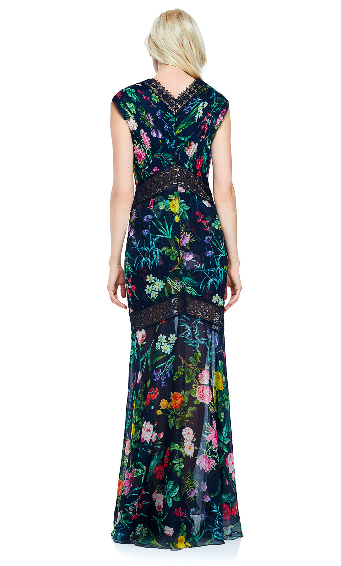 Vestido largo Tadashi Shoji estampado - Laila's Dress
