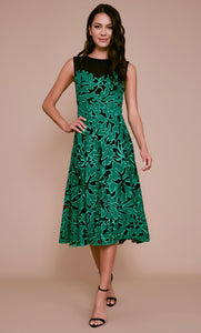 Vestido corto de tul bordado floral - Laila's Dress