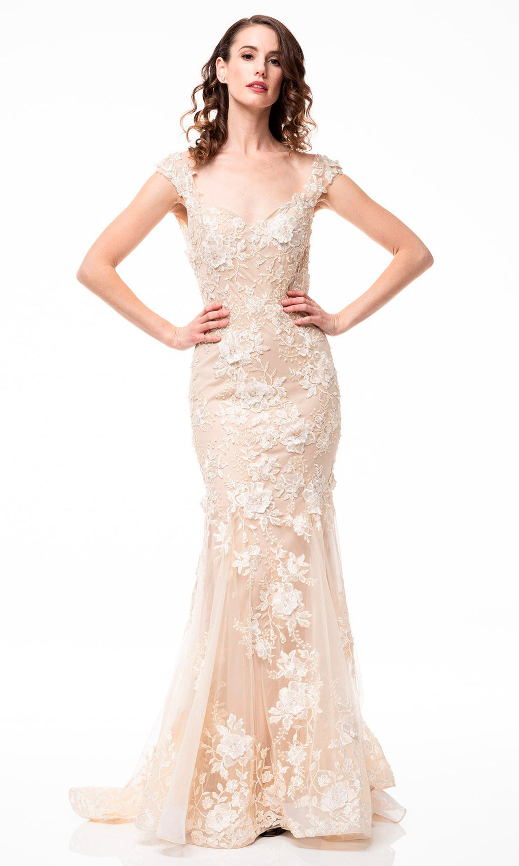 Vestido de novia sirena con escote corazón