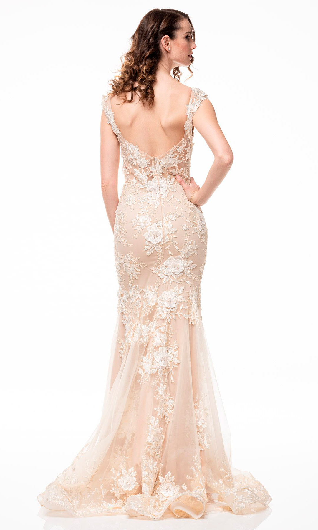 Vestido de novia sirena con escote corazón