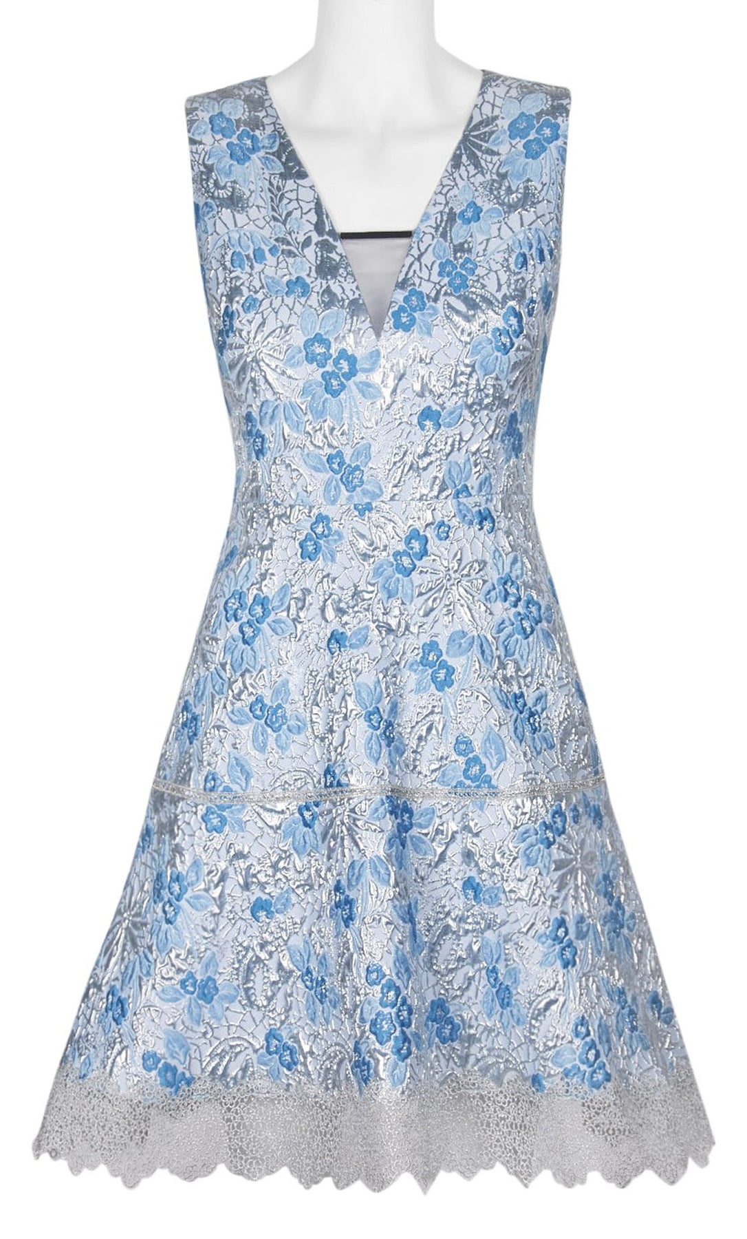 Vestido corto de encaje con flores - Laila's Dress