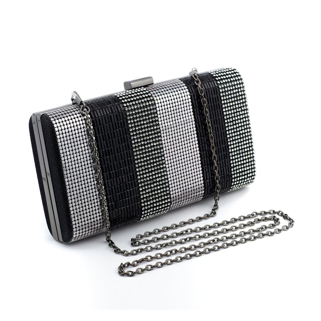 Bolsa de mano negro y plata - Laila's Dress