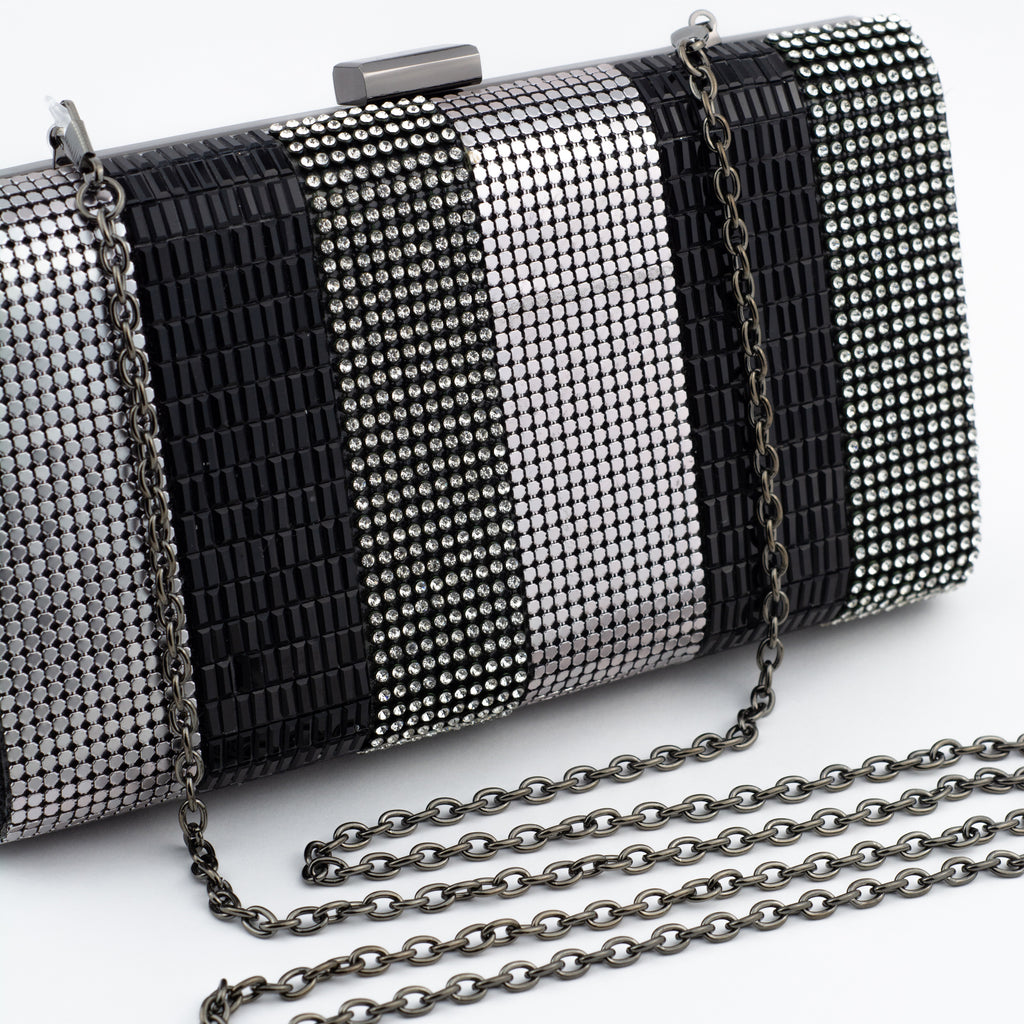 Bolsa de mano negro y plata - Laila's Dress