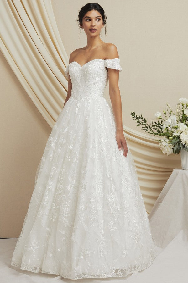Vestido Princesa con manga caida