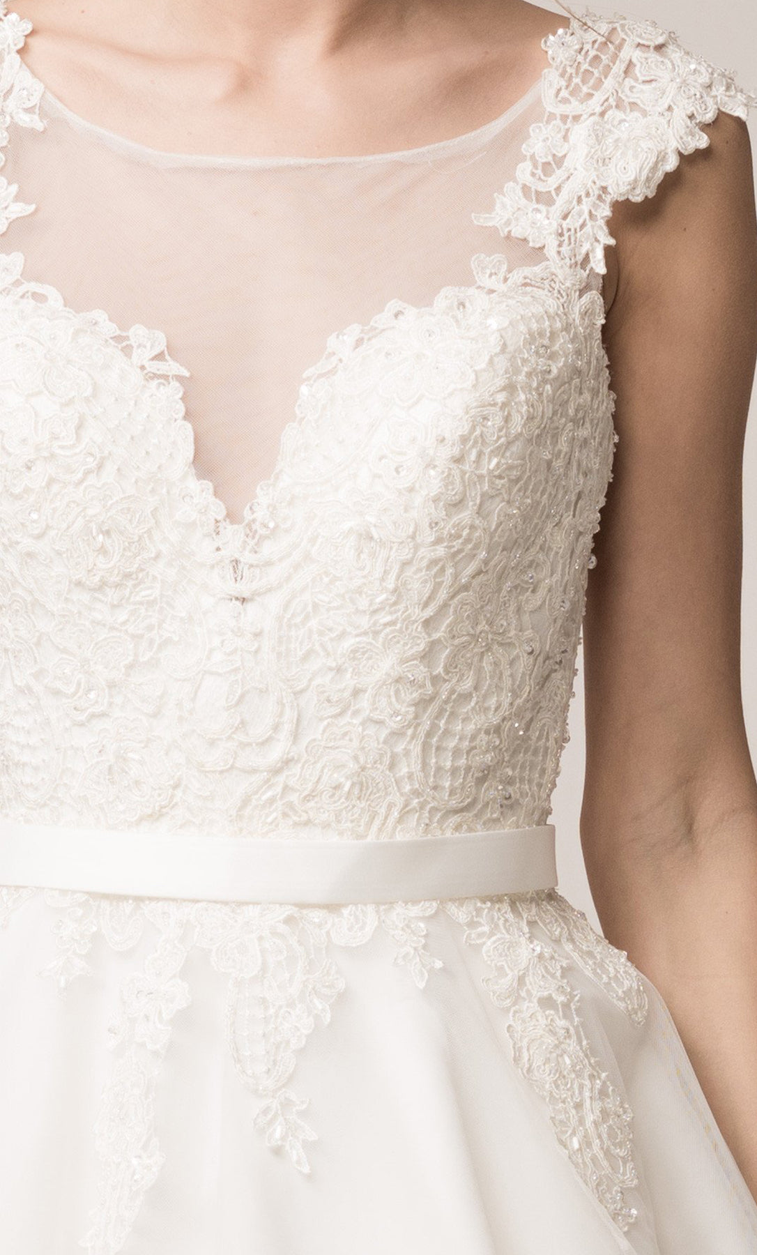 Novia corte princesa con falda de tul - Laila's Dress