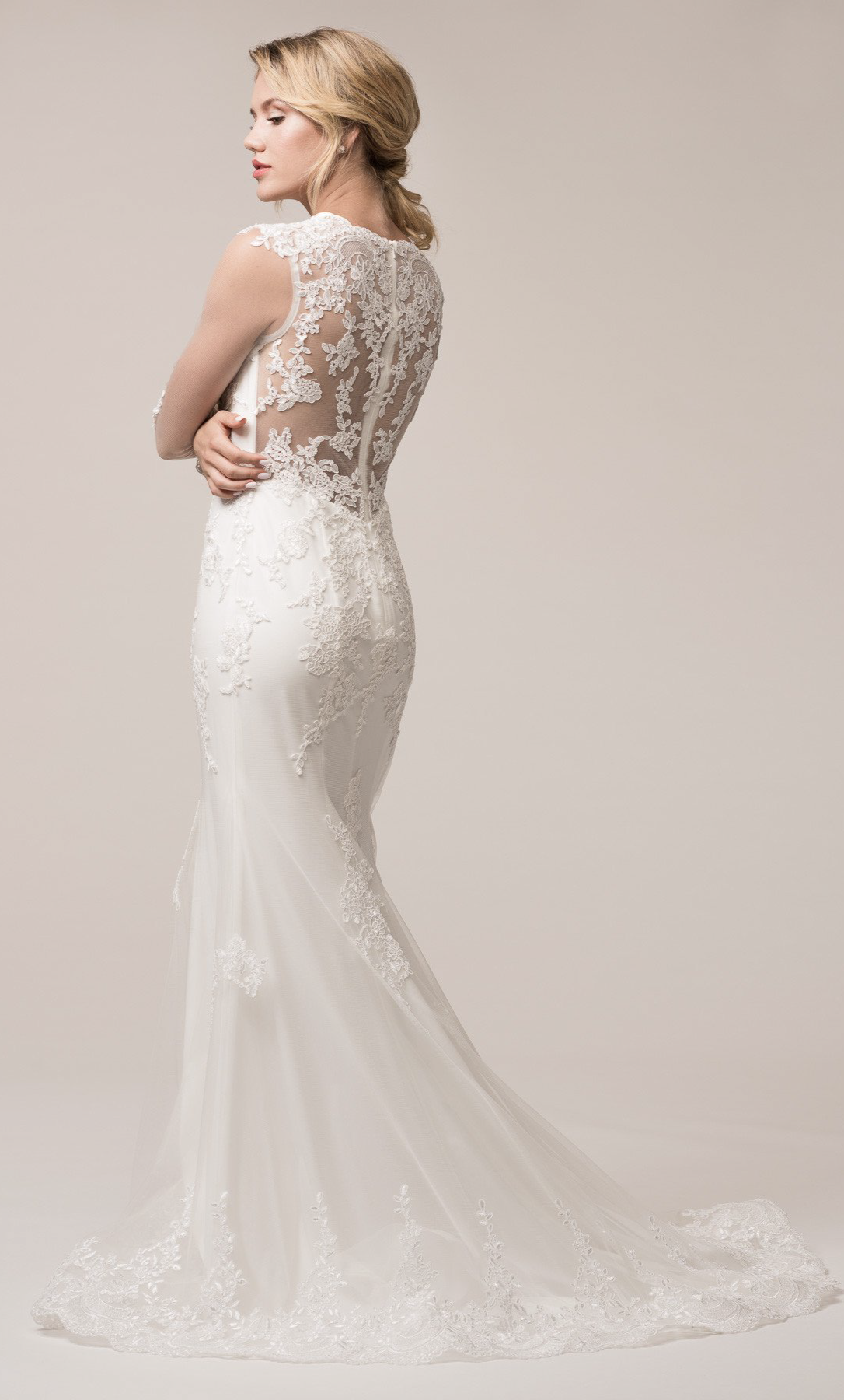 Vestido novia lentejuela y bordado - Laila's Dress