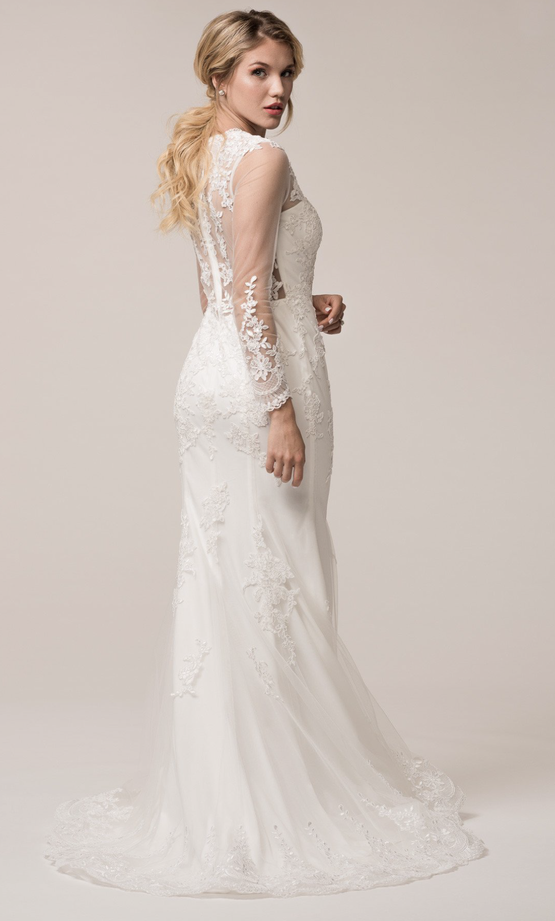 Vestido novia lentejuela y bordado - Laila's Dress