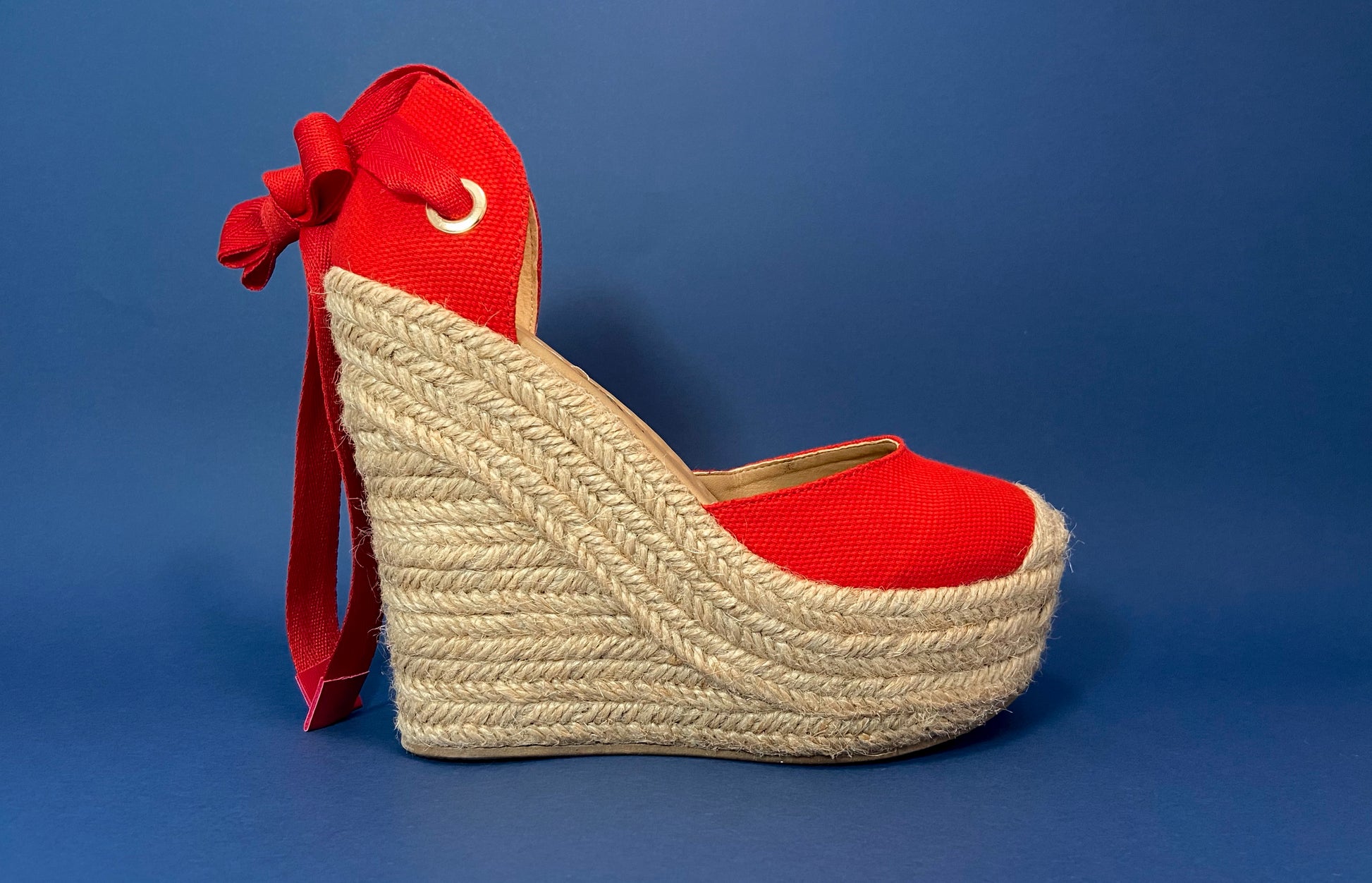 Alpargatas color rojo