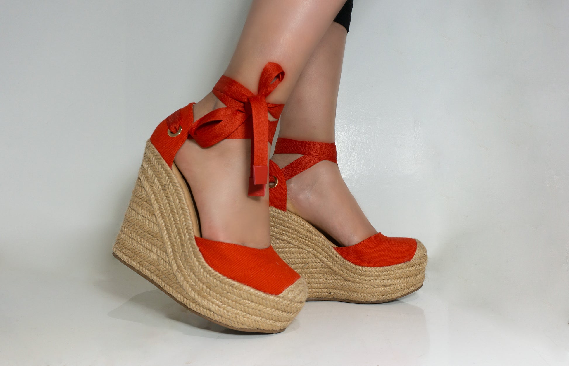 Alpargatas color rojo