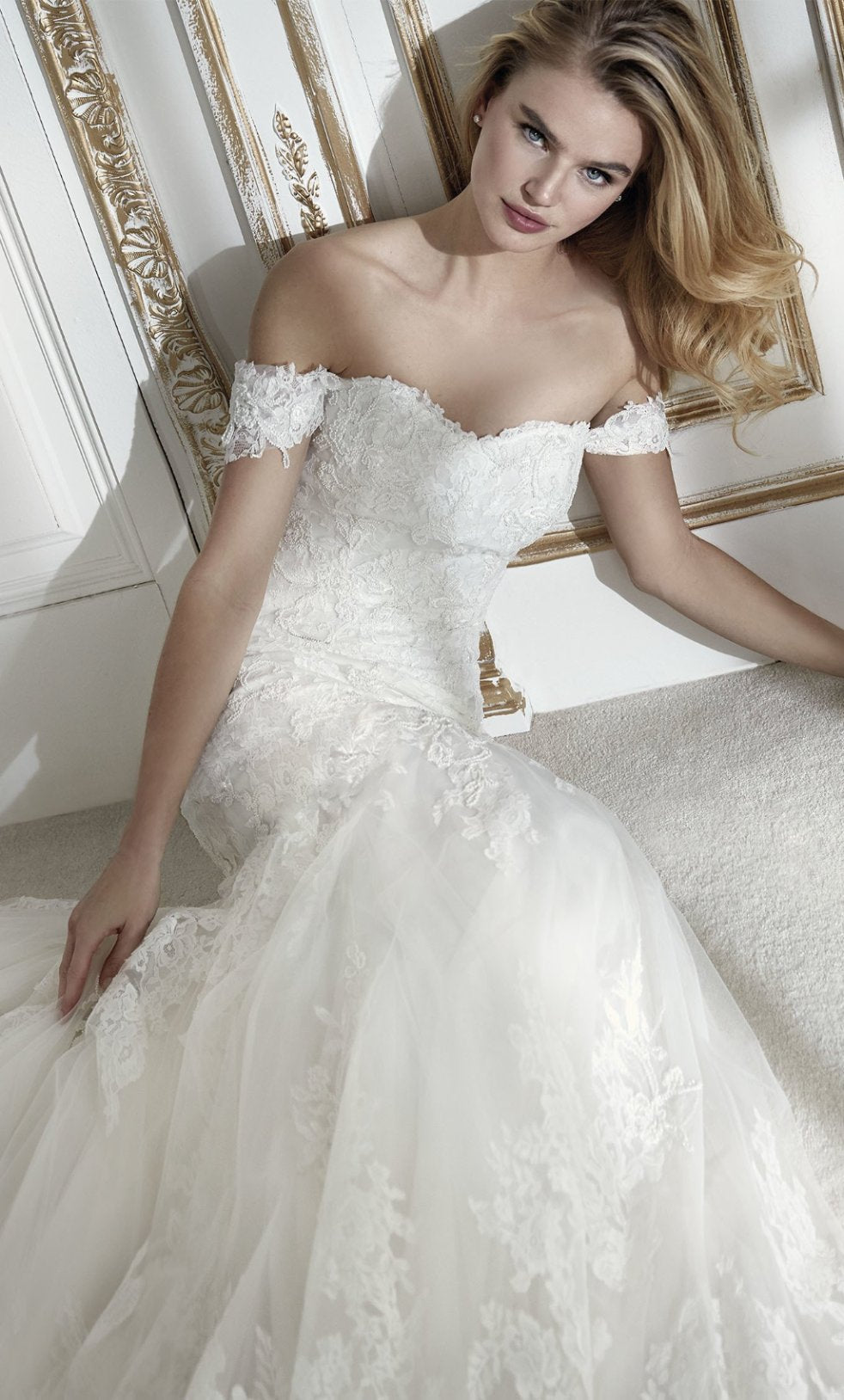 Vestido novia escote en hombros - Laila's Dress